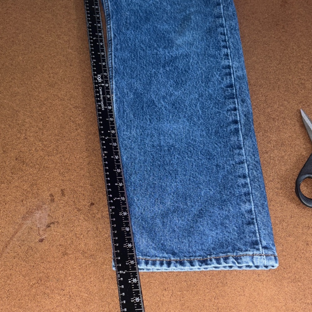 Levi's 505 Men's 36x32 Relaxed Back Pocket Jeans - Blue Denim - Picture 7 of 12